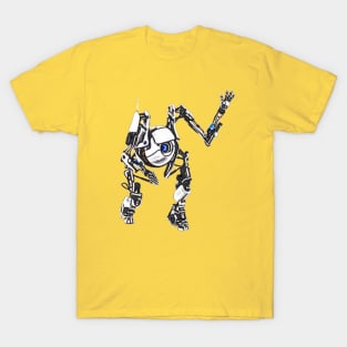 Portal 2 Atlas Waving Hello T-Shirt